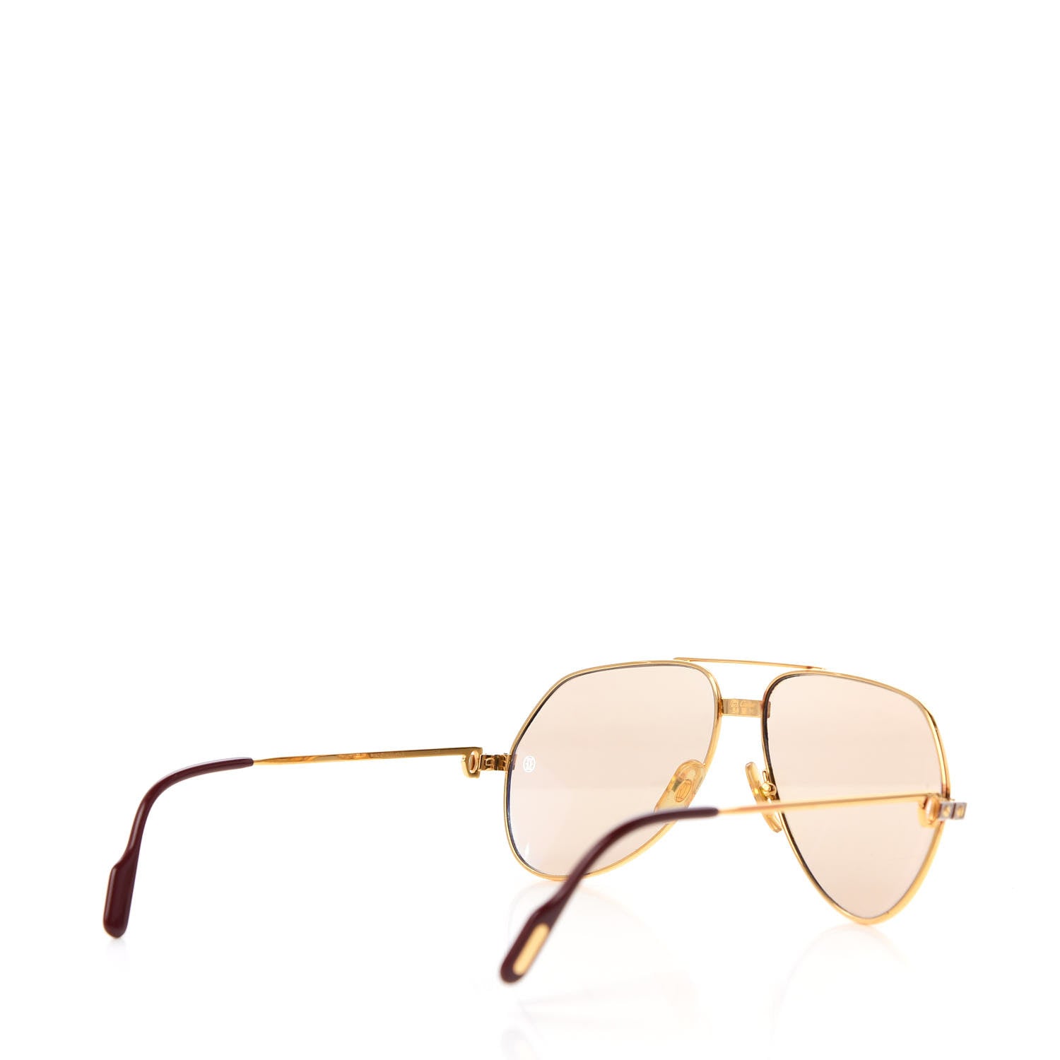 Cartier Vintage Aviator Vendome Santos Sunglasses Gold 4 of 6