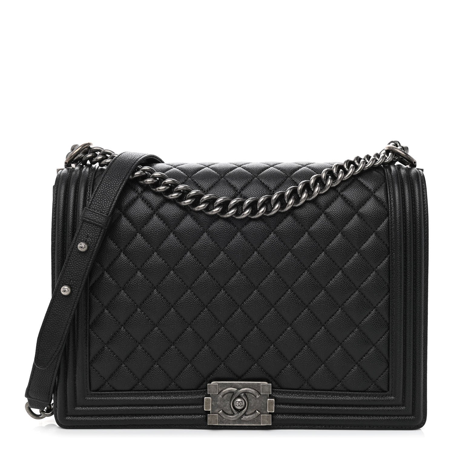 Chanel Caviar Quilted Large Boy Flap Black 1 of 11