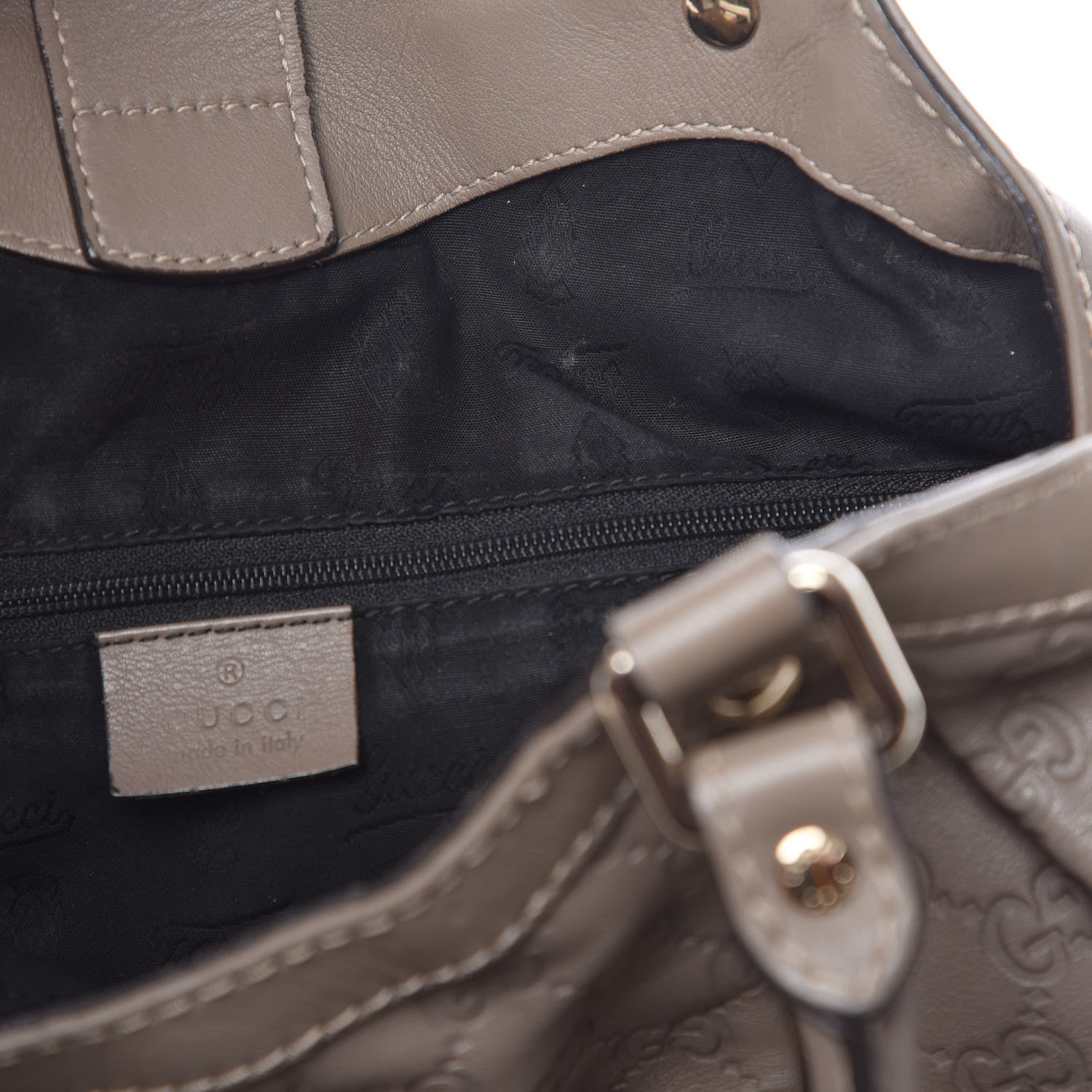Gucci Guccissima Medium Sukey Tote Taupe 8 of 14