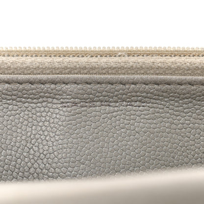 Chanel Metallic Caviar Quilted Boy Wallet On Chain WOC Silver 7 of 14