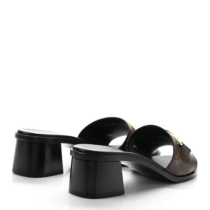 Louis Vuitton Monogram Lock It Mules 38 4 of 8