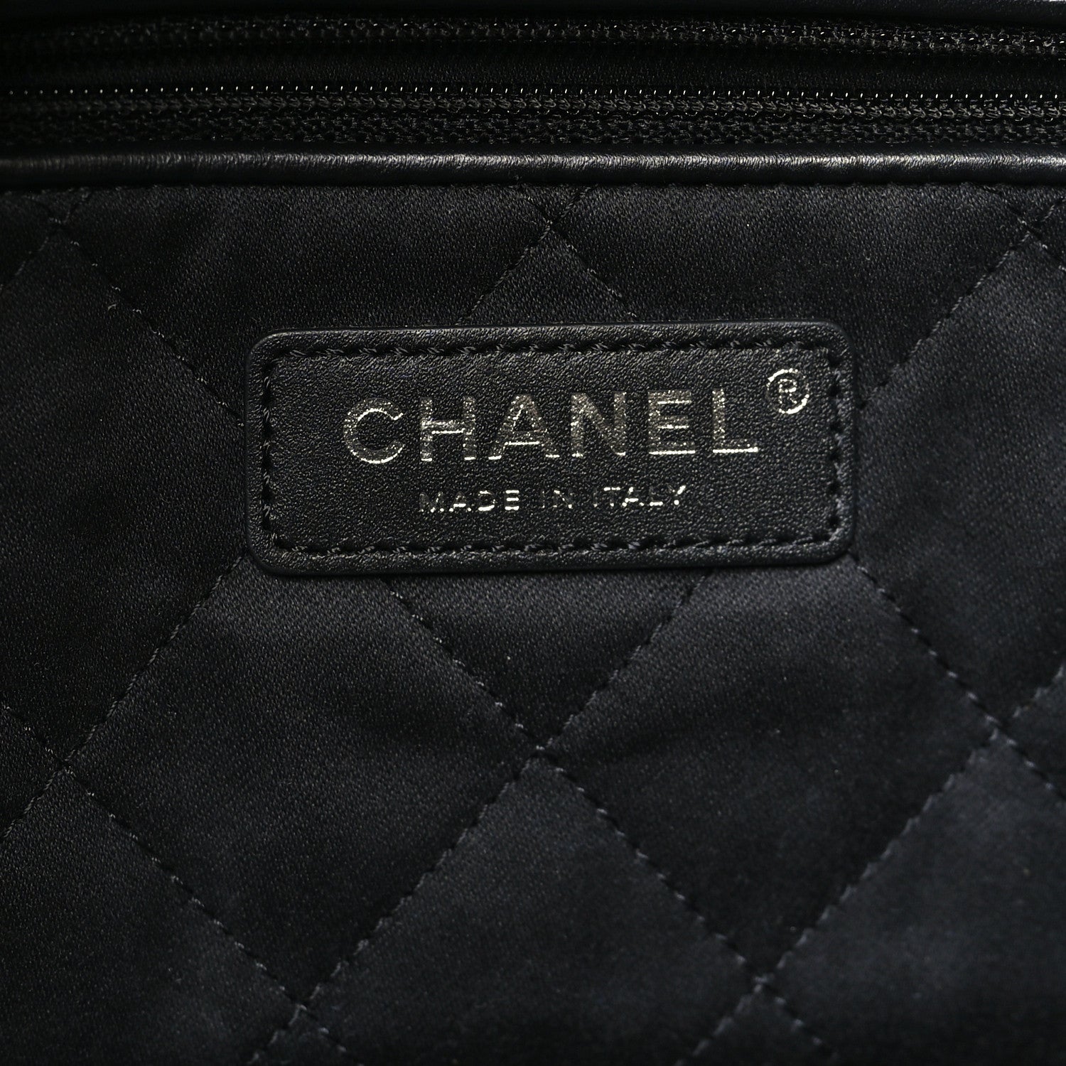 Chanel Shiny Calfskin Quilted Large Chanel 22 So Black 8 of 11