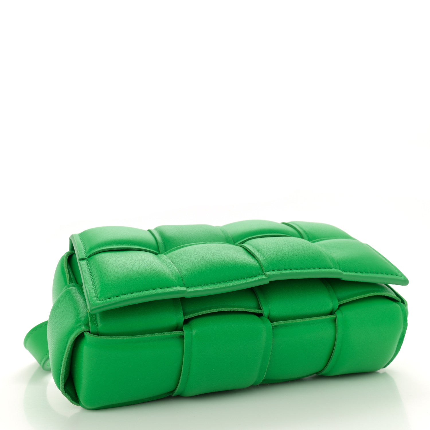 Bottega Veneta Nappa Maxi Intreccio Padded The Belt Cassette Bag Parakeet 4 of 11