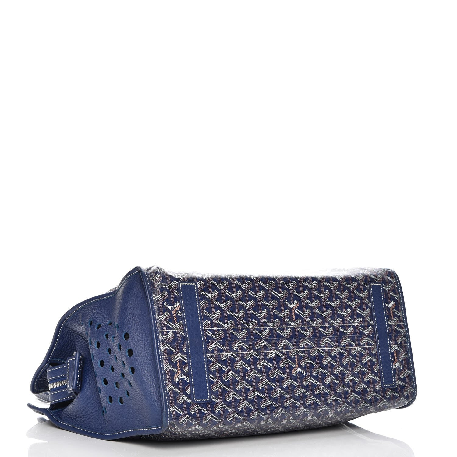 Goyard Goyardine Sac Hardy Pet Carrier PM Navy 5 of 10