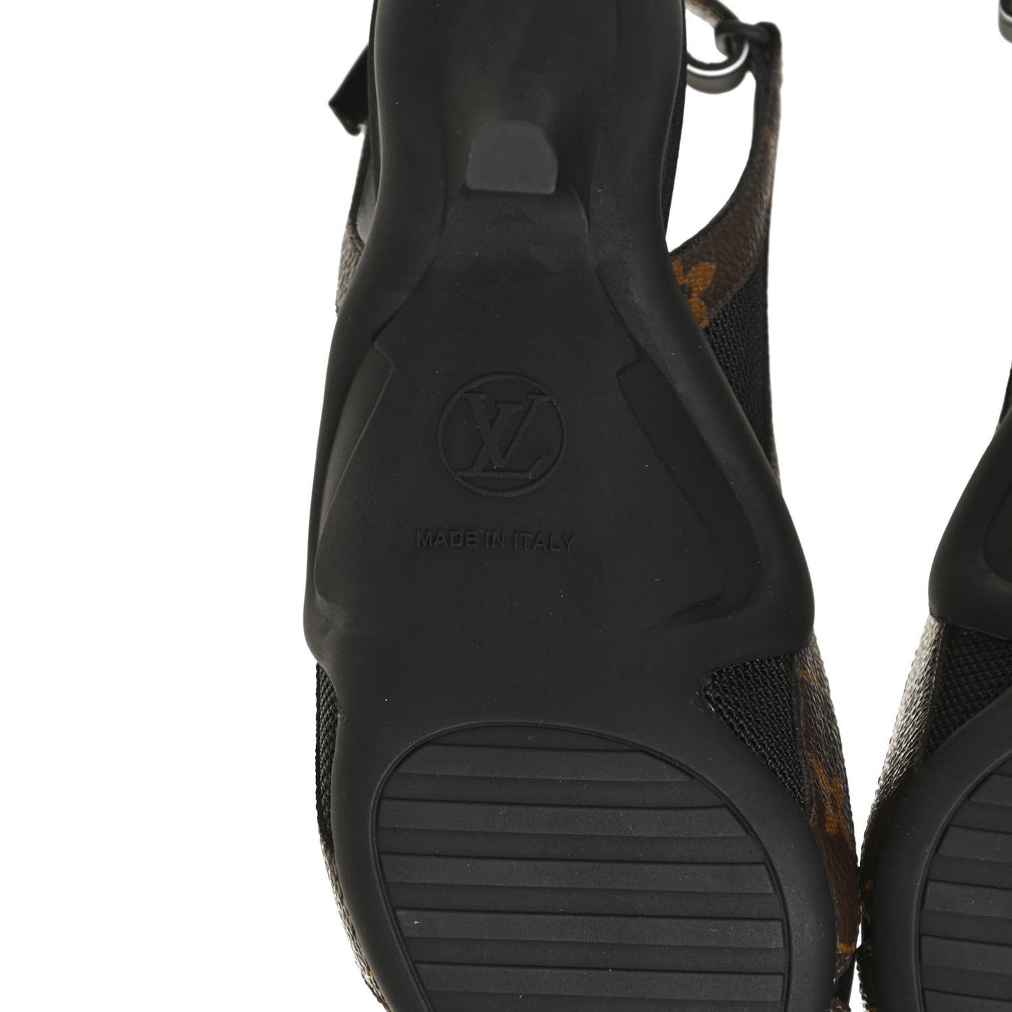 Patent Monogram Archlight Slingback Pumps 37 Black