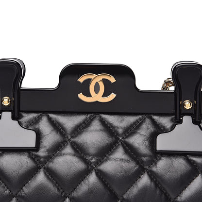 Chanel Aged Calfskin Quilted 2.55 Reissue Mini Hanger Flap Black 10 of 13