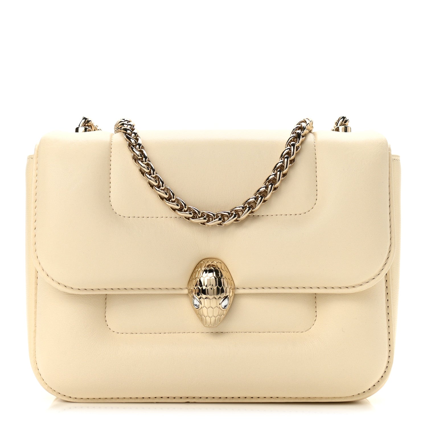 Bulgari x Mary Katrantzou Calfskin Serpenti Bag White 1 of 11