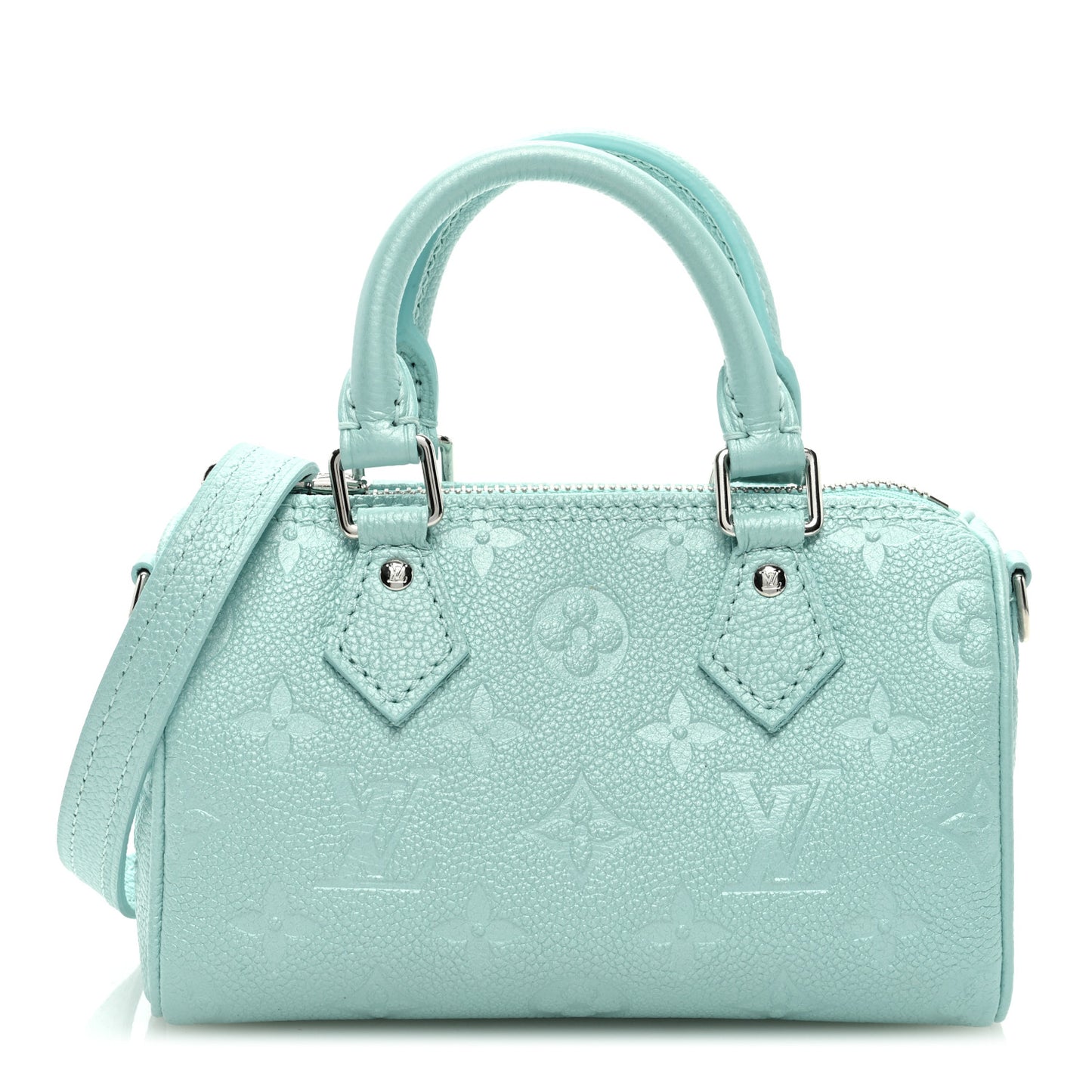 Empreinte Monogram Nano Speedy Pearly Lagoon Turquoise