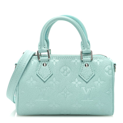 Louis Vuitton Empreinte Monogram Nano Speedy Pearly Lagoon Turquoise 1 of 8