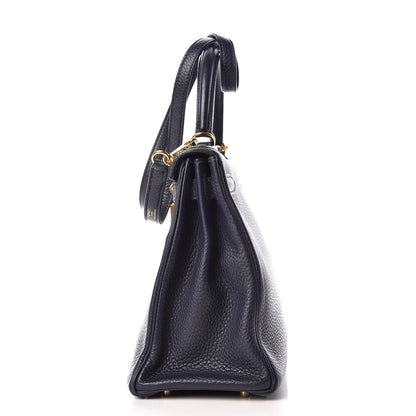 Hermes Taurillon Clemence Kelly Retourne 28 Bleu Nuit 36 of 37