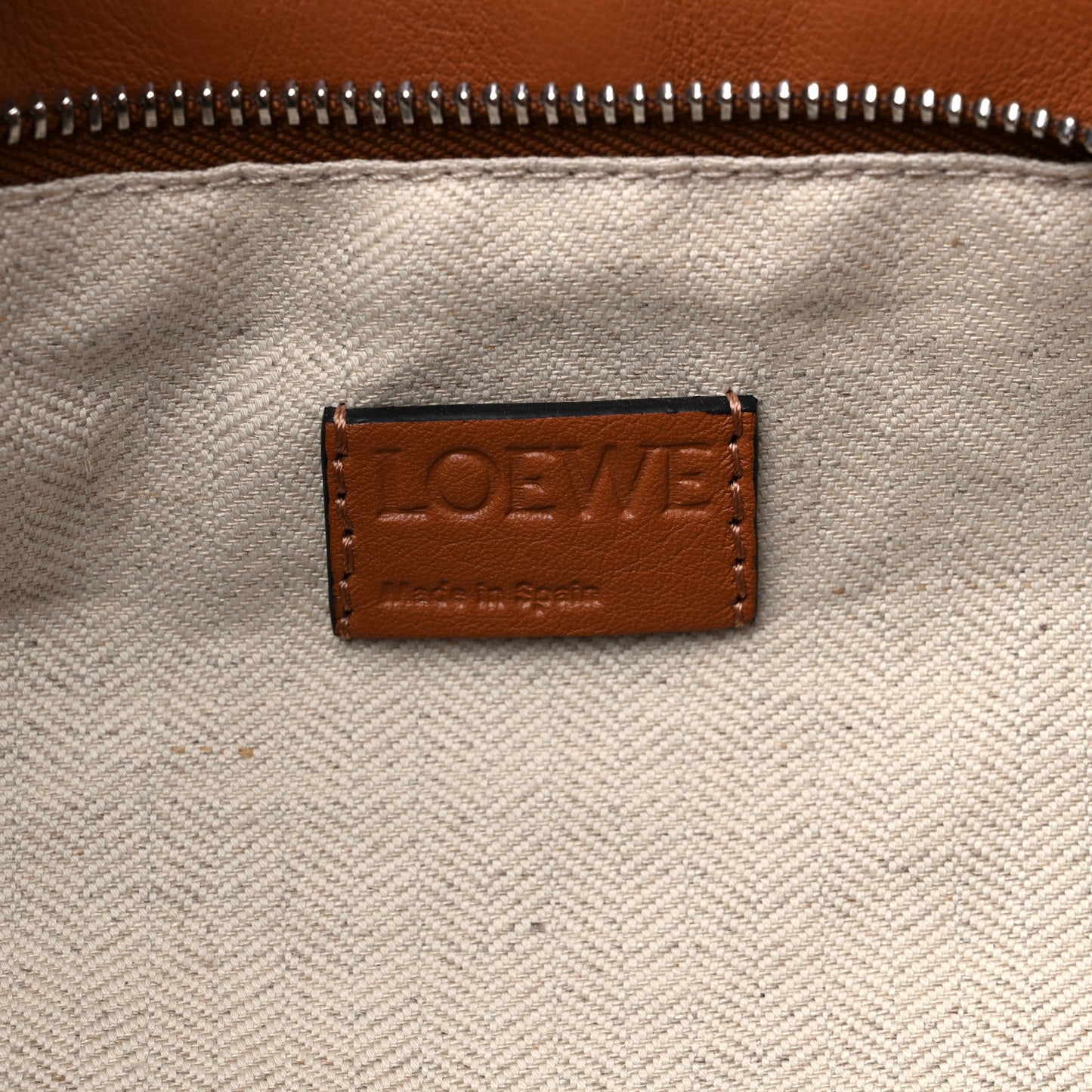 Calfskin Large Puzzle Bag Tan