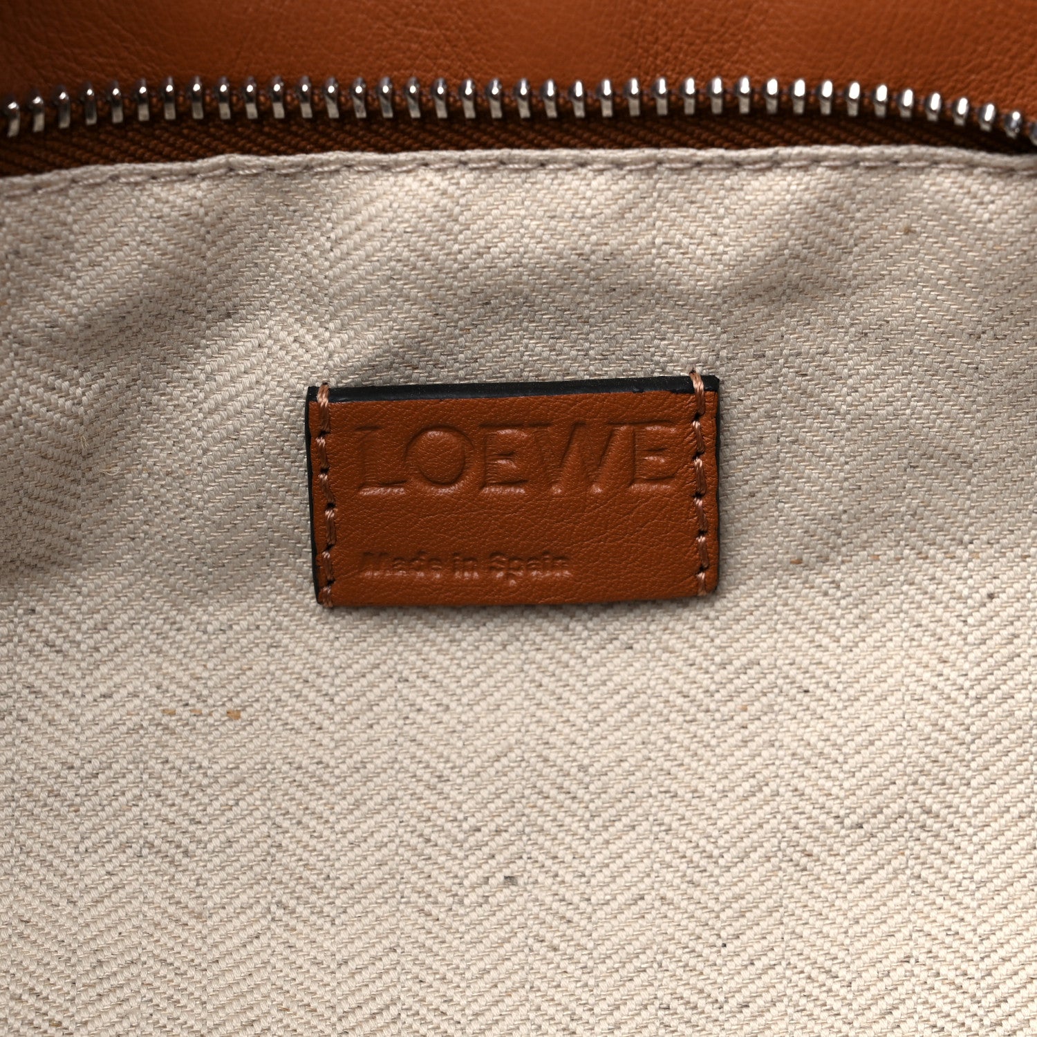 Loewe Calfskin Large Puzzle Bag Tan 6 of 8