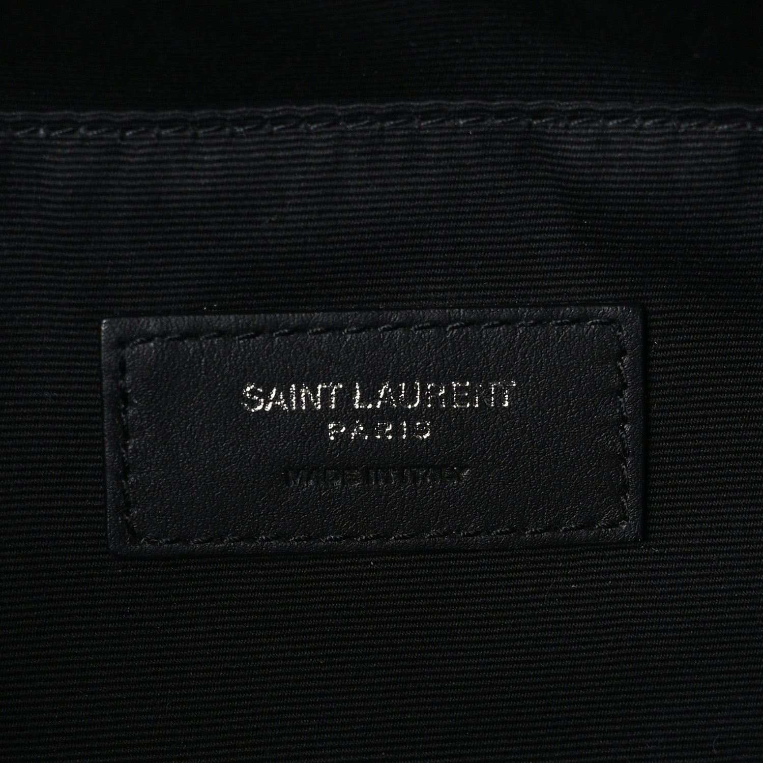 Saint Laurent Canvas Monogram Belt Bag Black 5 of 9