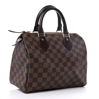 Louis Vuitton Damier Ebene Speedy 25 3 of 9