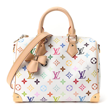 Louis Vuitton LV X TM Monogram Multicolor Speedy Bandouliere 25 White 1 of 10