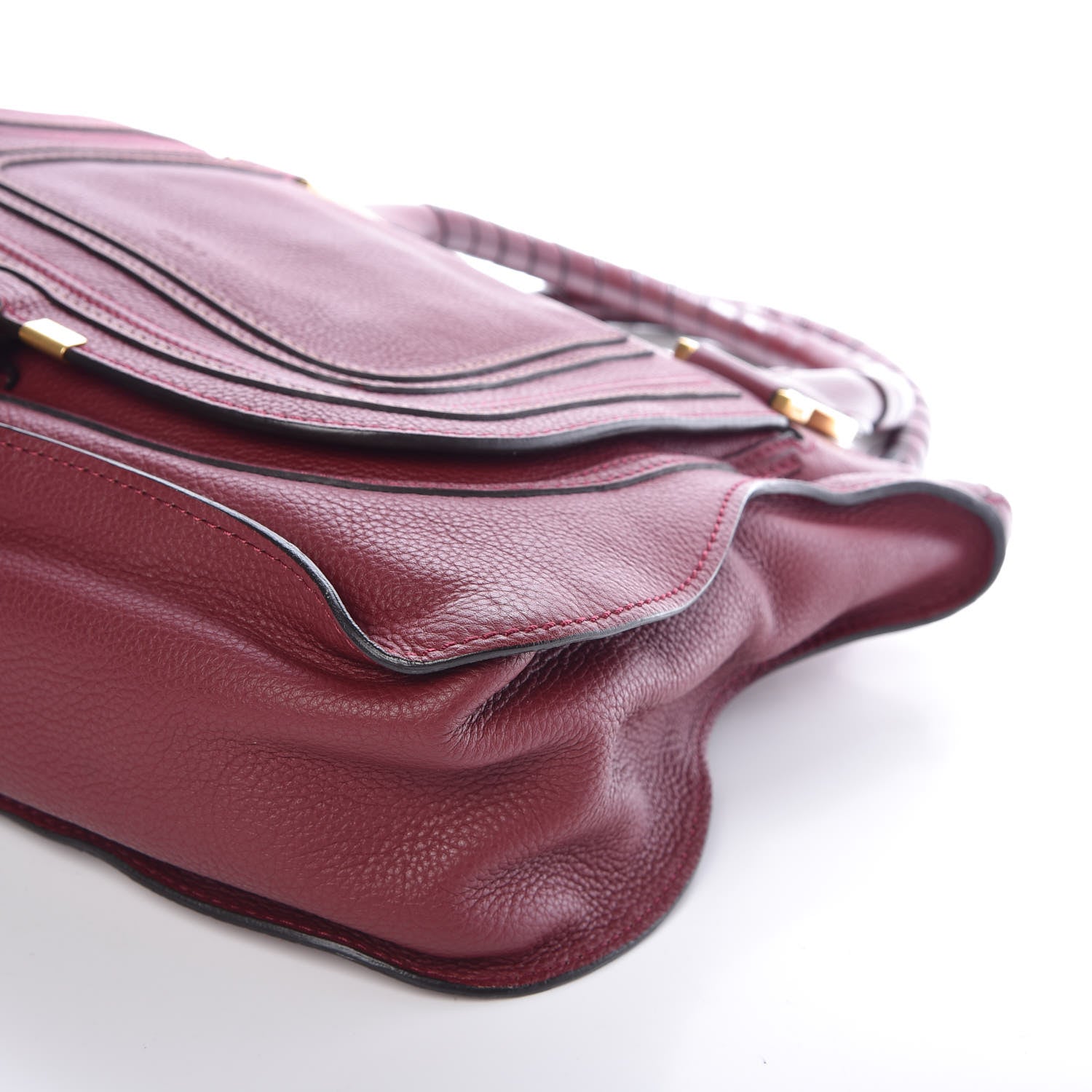 Chloe Calfskin Medium Marcie Satchel Cocoa 8 of 8