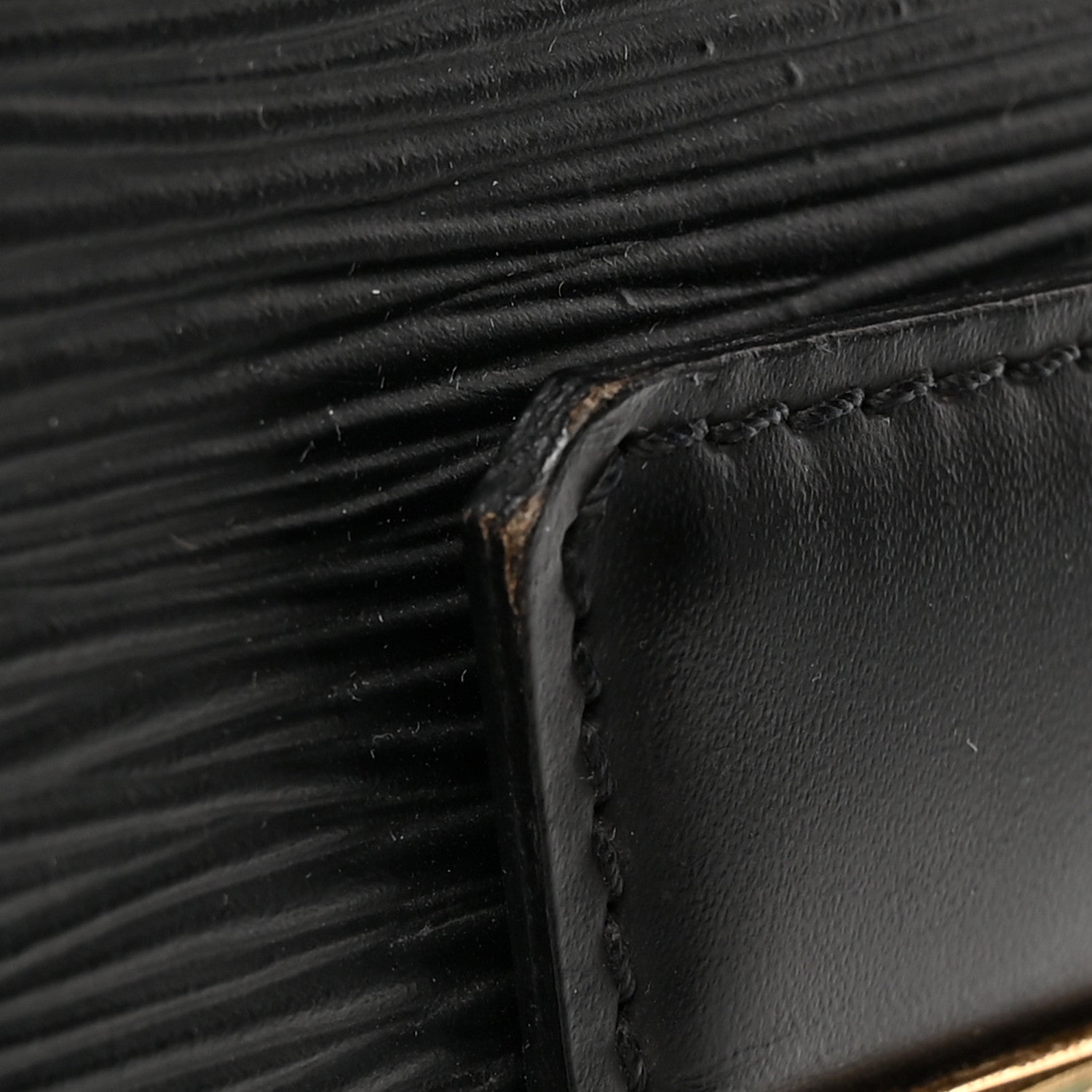 Louis Vuitton Epi Pochette Sellier Dragonne Clutch Black 12 of 15