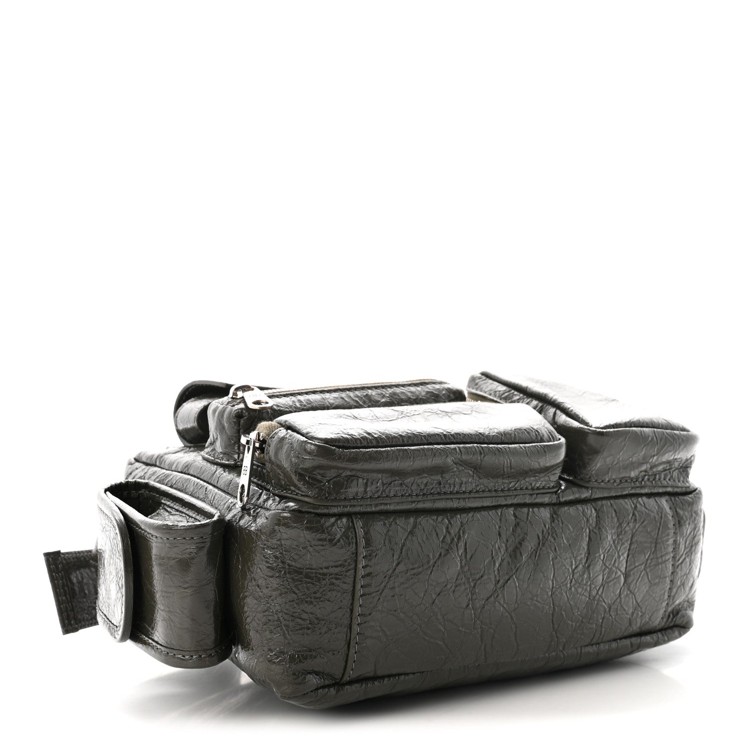 Balenciaga Agneau Arena Superbusy Camera Bag Khaki 4 of 10