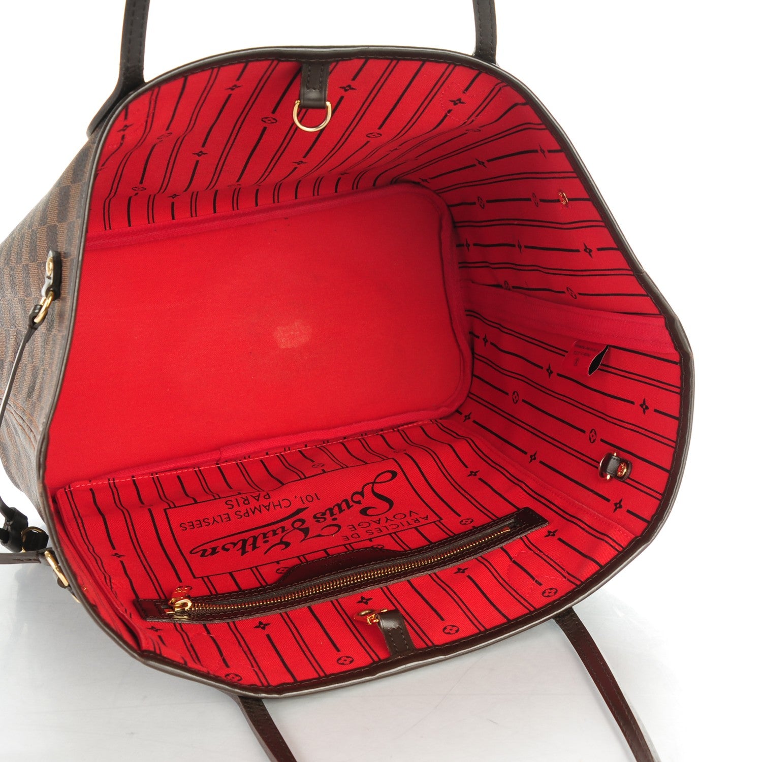 Louis Vuitton Damier Ebene Neverfull MM 5 of 8