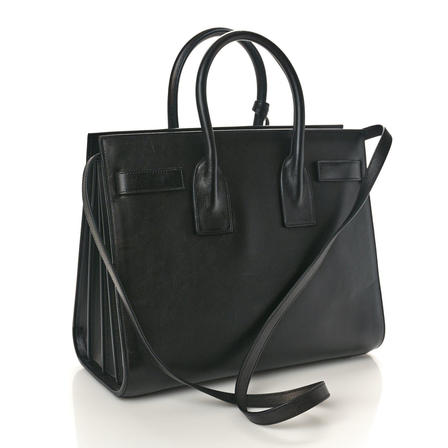 Saint Laurent Calfskin Small Sac De Jour Black 3 of 12