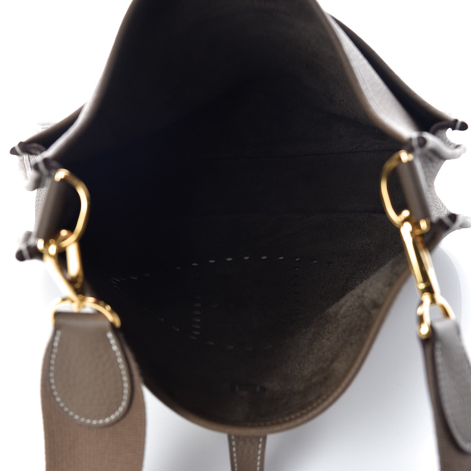 Hermes Taurillon Clemence Evelyne III PM Etoupe 5 of 9