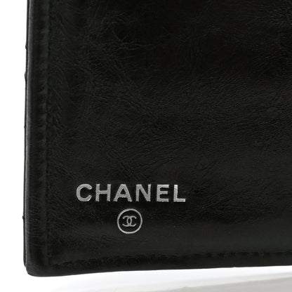 Chanel Glazed Calfskin Quilted Reissue Long Flap Wallet Black 7 of 10