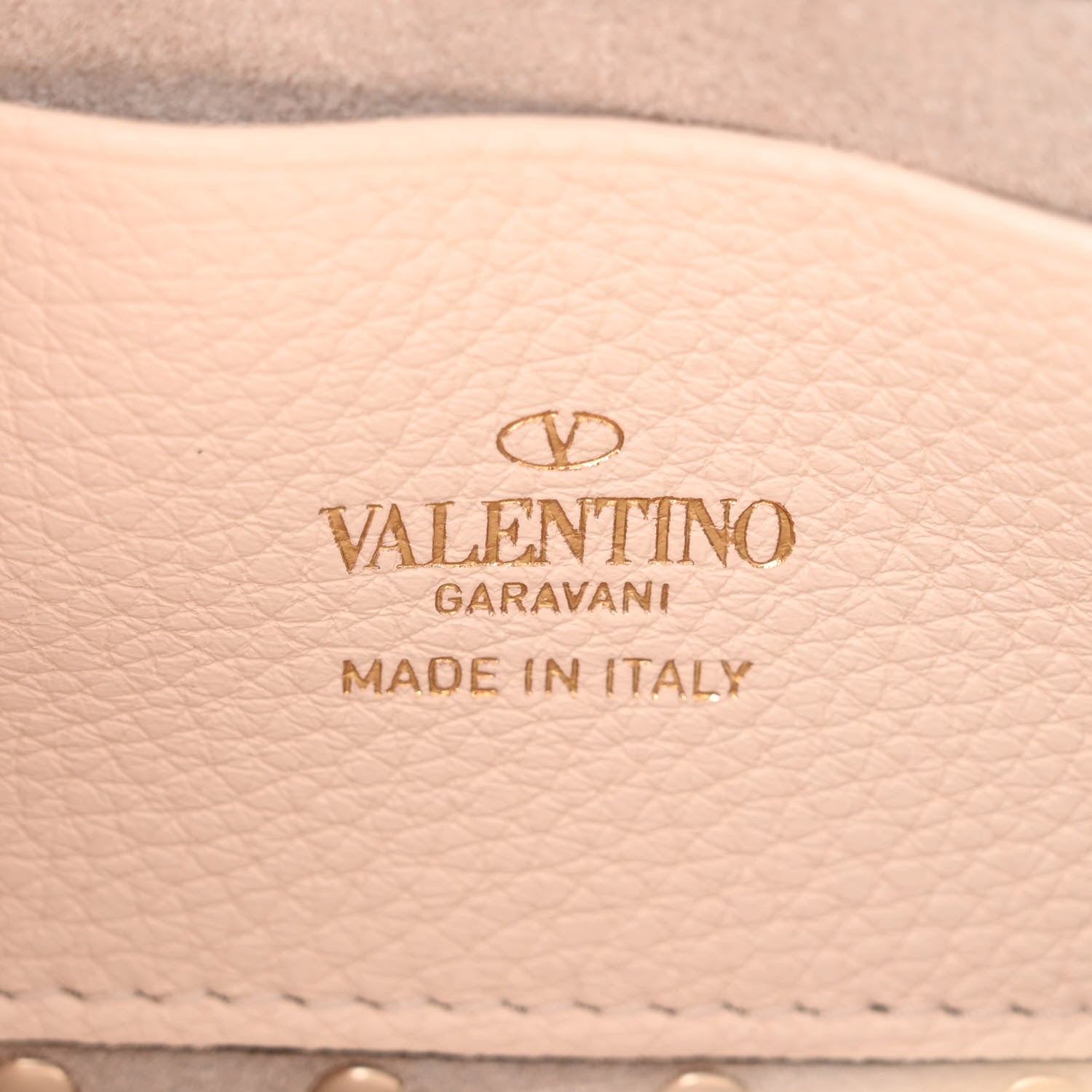 Valentino Garavani Pebbled Calfskin Rockstud Phone Case Crossbody Ivory 6 of 10