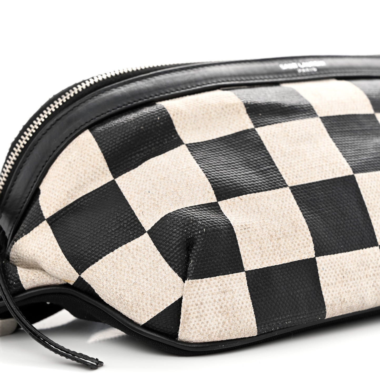Canvas Classic Belt Bag Black White