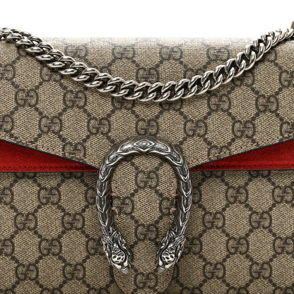 Gucci GG Supreme Monogram Small Dionysus Shoulder Bag Red 5 of 12