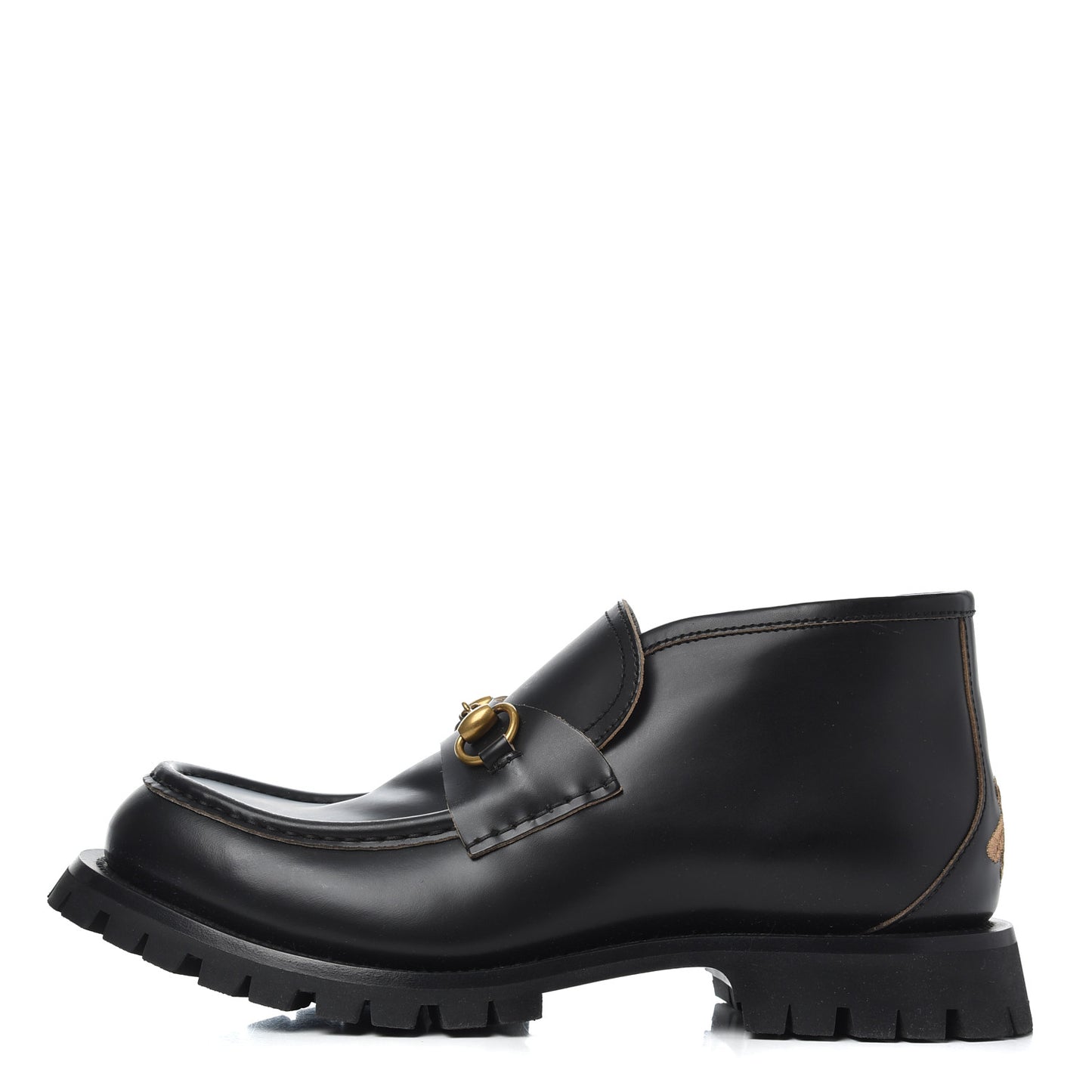 Cordovan Lux Mens Harald Horsebit Ankle Boots 9.5 Black