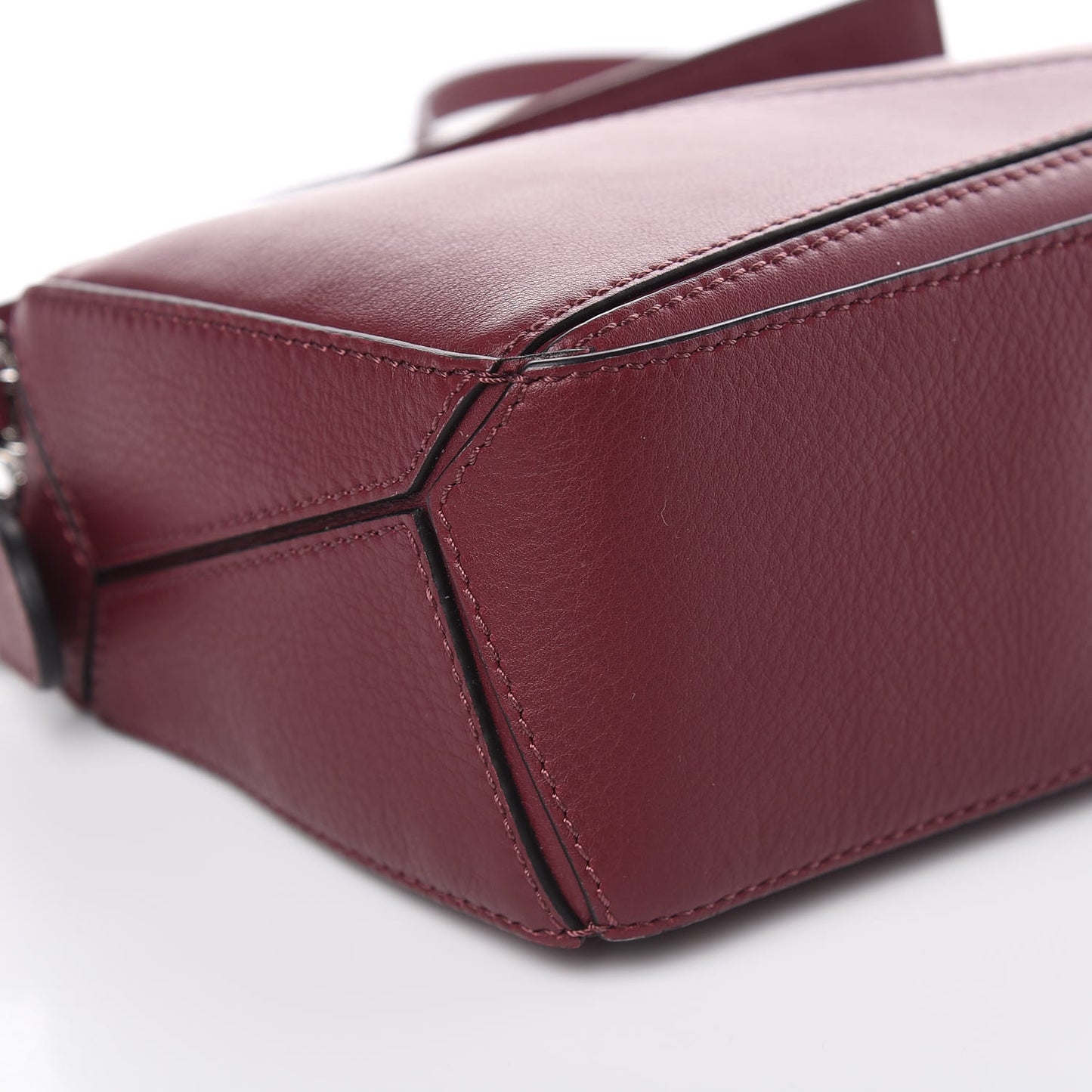 Calfskin Mini Puzzle Bag Wine