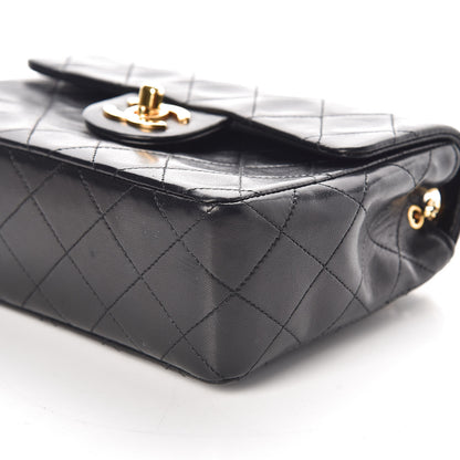 Chanel Lambskin Quilted Mini Square Flap Black 6 of 11