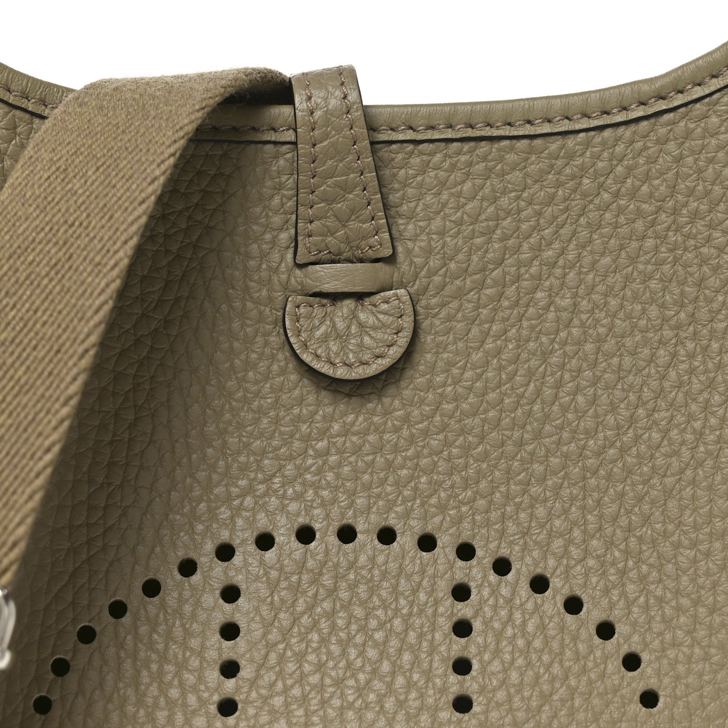 Hermes Taurillon Clemence Evelyne TPM Beige Marfa 7 of 9