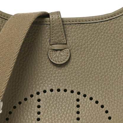 Hermes Taurillon Clemence Evelyne TPM Beige Marfa 7 of 9