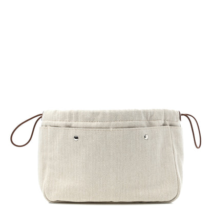 Hermes Canvas Barenia Fourbi 25 MM Pouch Naturel Fauve 1 of 4
