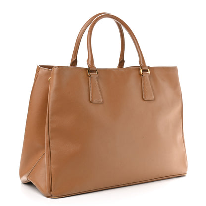 Prada Saffiano Lux Large Tote Caramel 3 of 20