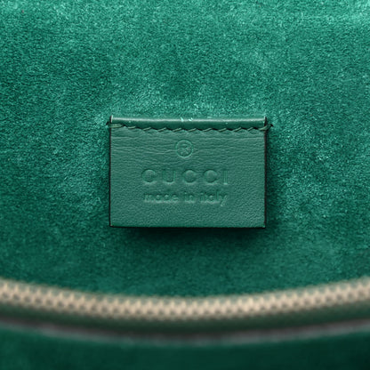 Gucci GG Supreme Monogram Embroidered Medium Dionysus Shoulder Bag Emerald 6 of 11