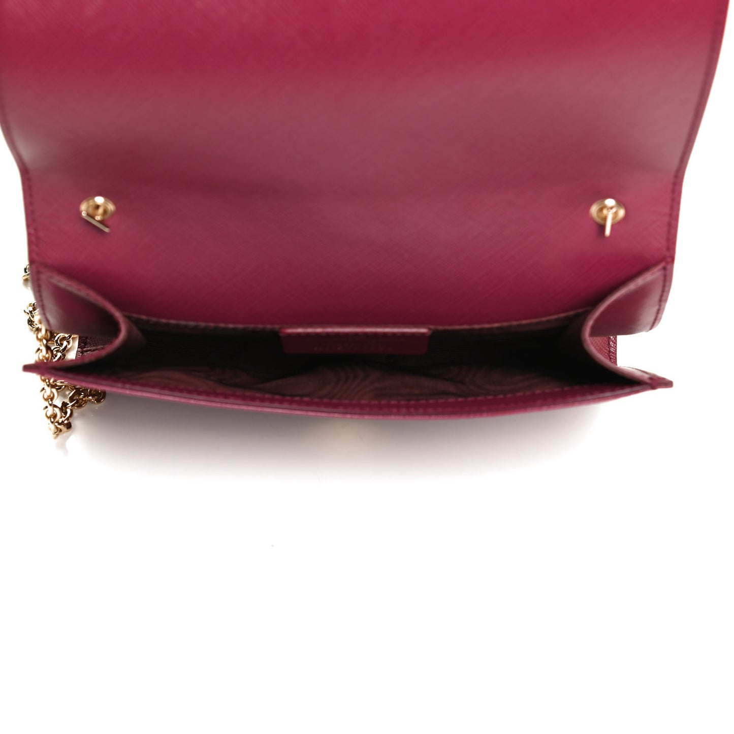 Calfskin Mini Miss Vara Bow Chain Bag Burgundy