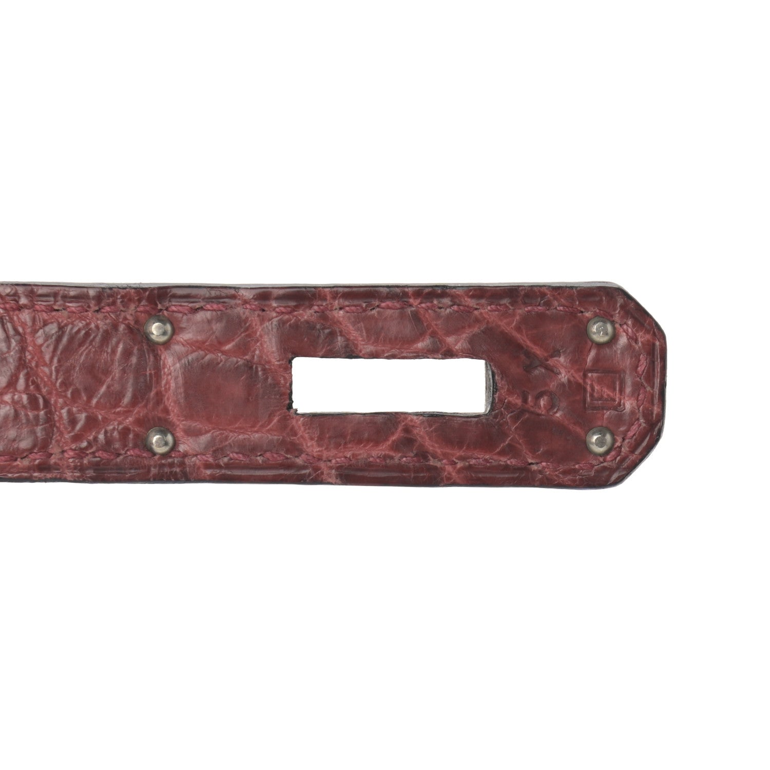 Hermes Matte Niloticus Crocodile Birkin 30 Rouge H 7 of 17