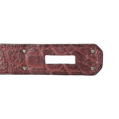 Hermes Matte Niloticus Crocodile Birkin 30 Rouge H 7 of 17