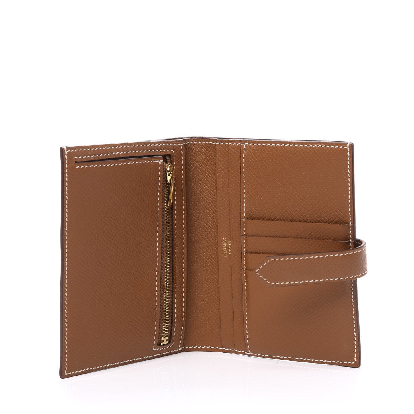 Epsom Bearn Compact Wallet Gold
