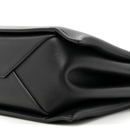 Celine Supple Natural Calfskin Medium Tri-Fold Bag Black 10 of 14