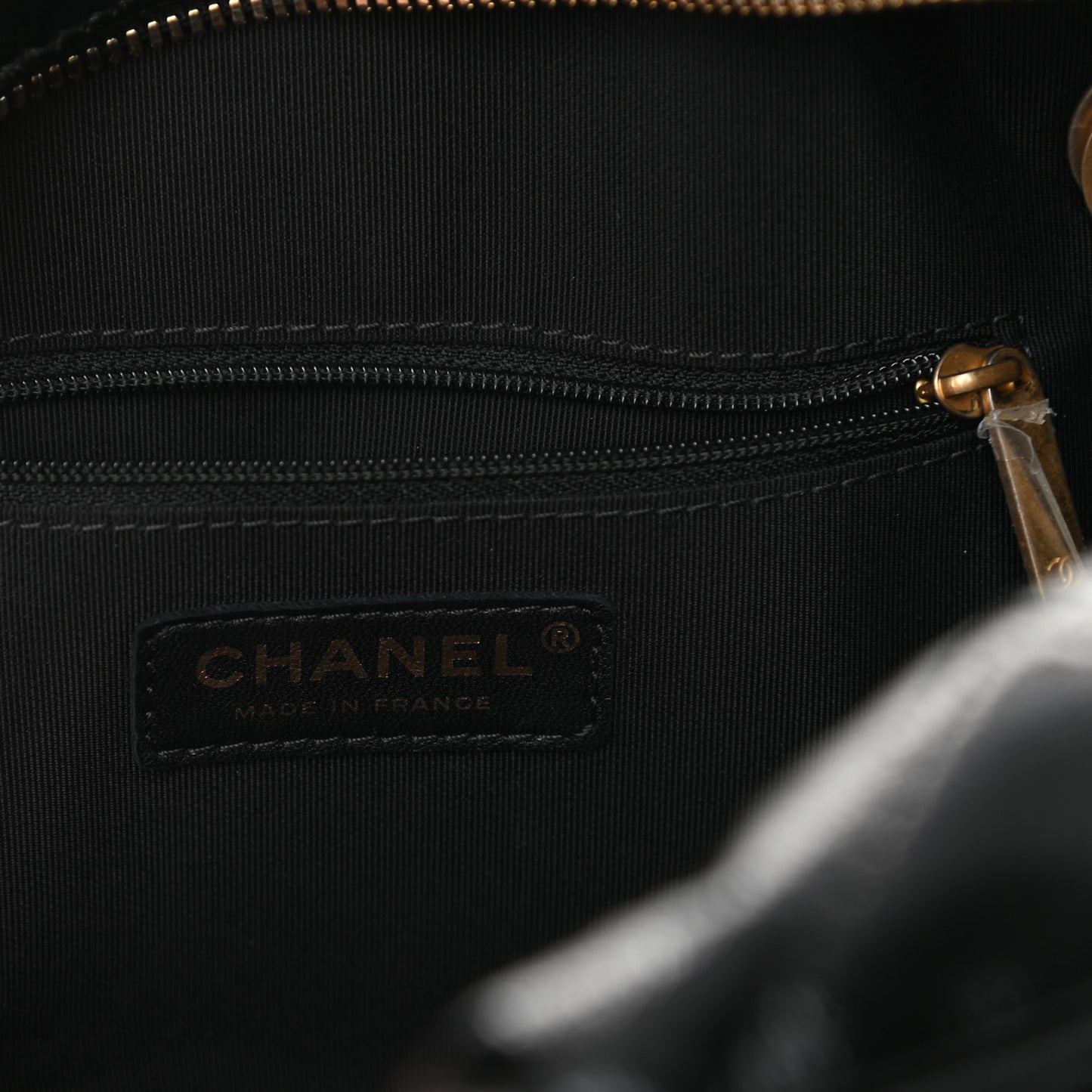 Shiny Aged Calfskin Quilted Bowler Bag Black