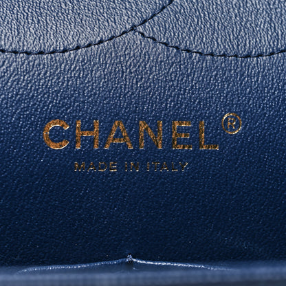 Chanel Caviar Quilted Jumbo Double Flap Navy Blue 5 of 10