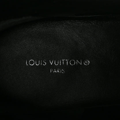 Louis Vuitton Rubber Calfskin Territory Flat Boots 36 Black 6 of 8