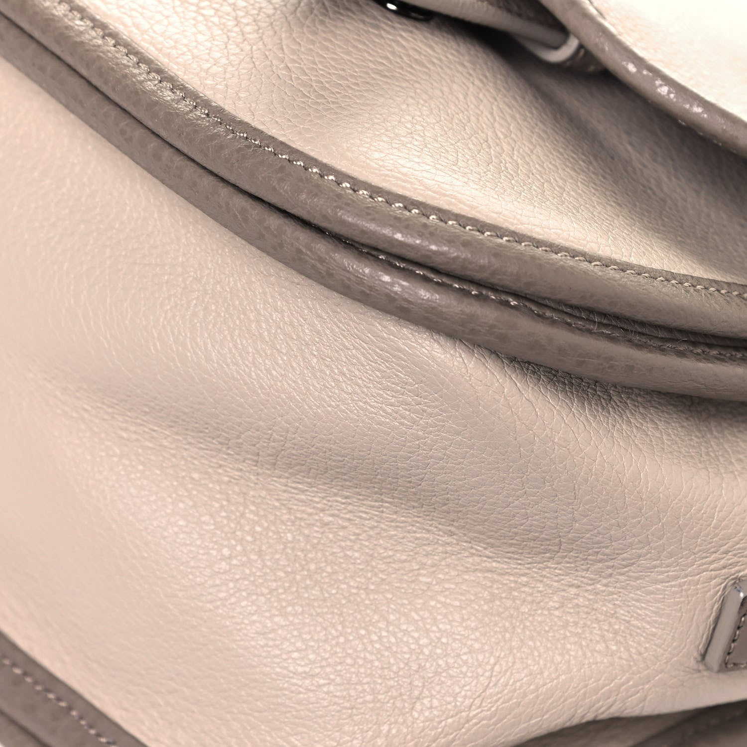 Loewe Calfskin Top Handle Messenger Beige Taupe 8 of 13