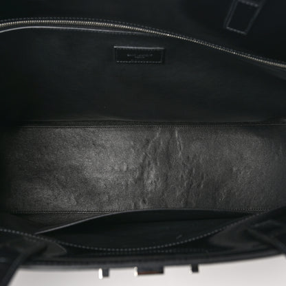 Saint Laurent Abrasivato Oxford Large Manhattan Shopper Tote Black 5 of 10