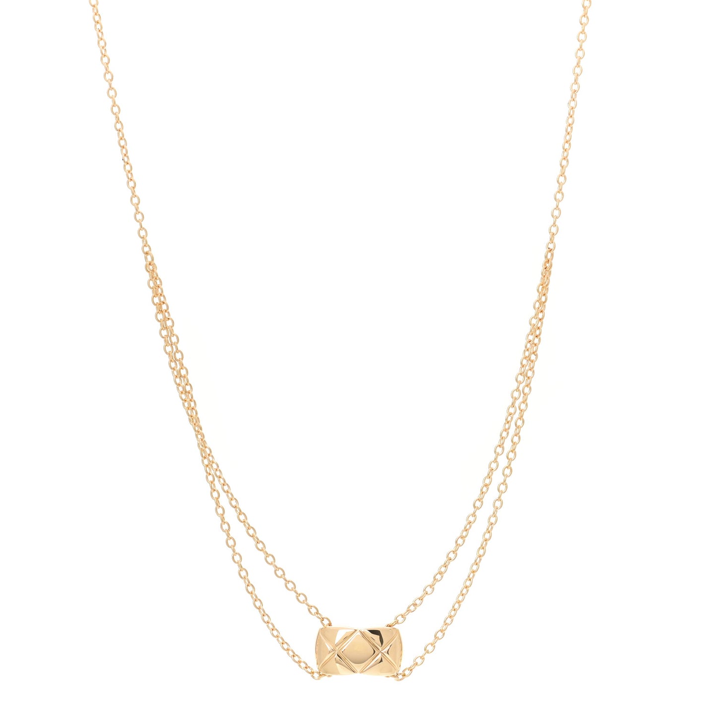 18K Yellow Gold Coco Crush Pendant Necklace