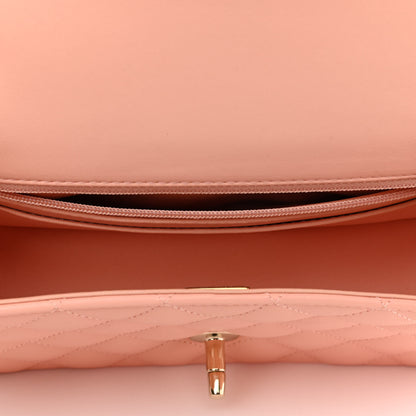 Chanel Lambskin Quilted Mini Rectangular Flap Light Pink 5 of 9