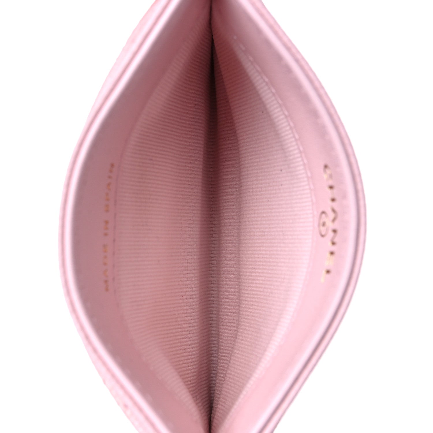 Chanel Caviar Quilted Crystal Card Holder Pink 5 of 8